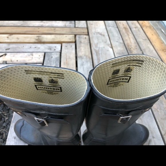 Hunter tall matte black original boots - Picture 3 of 8